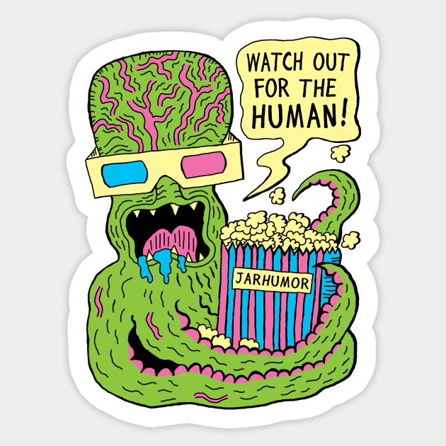 Alien Monster Movie Sticker by jarhumor